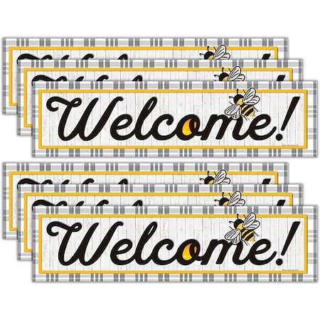 Eureka The Hive Welcome Horizontal Banner, 45in. x 12in., 6PK 849344